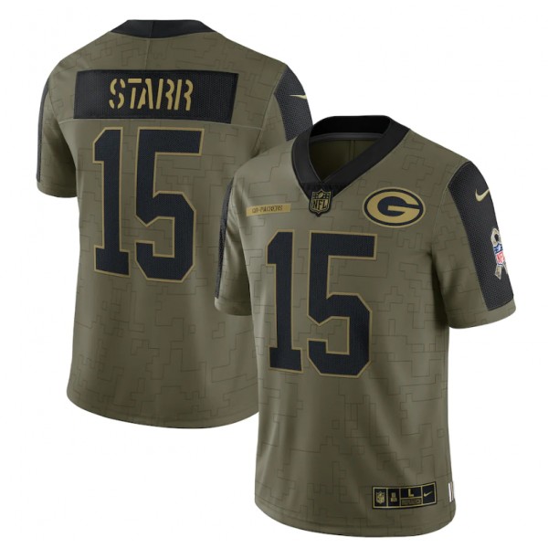 Bart Starr #15 Green Bay Packers Jersey