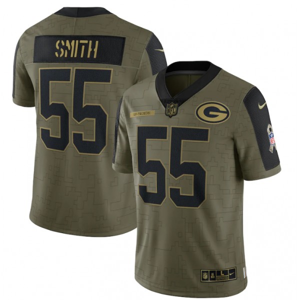 Za'Darius Smith #55 Green Bay Packers Jersey