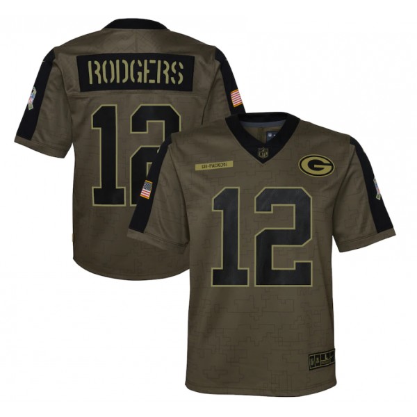 Aaron Rodgers #12 Green Bay Packers Jersey