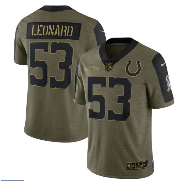 Darius Leonard #53 Indianapolis Colts Jersey