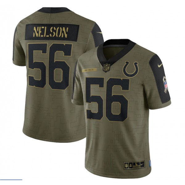 Quenton Nelson #56 Indianapolis Colts Jersey