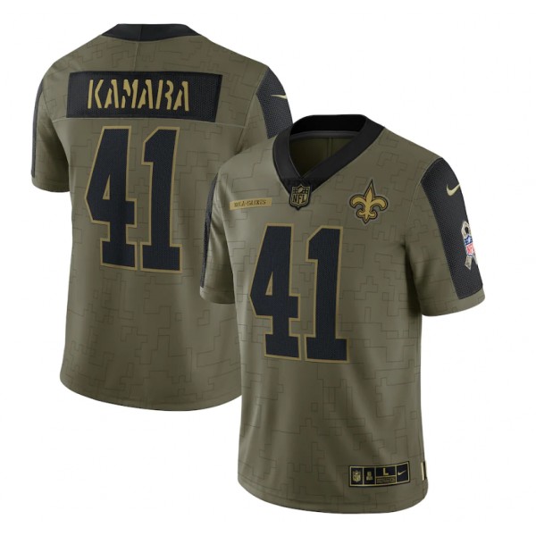 Alvin Kamara #41 New Orleans Saints Jersey