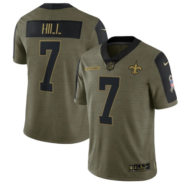 Taysom Hill #7 New Orleans Saints Jersey