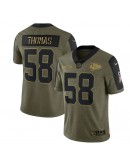 Devon Thomas #58 Kansas City Chiefs Jersey