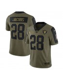 Josh Jacobs #28 Las Vegas Raiders Jersey