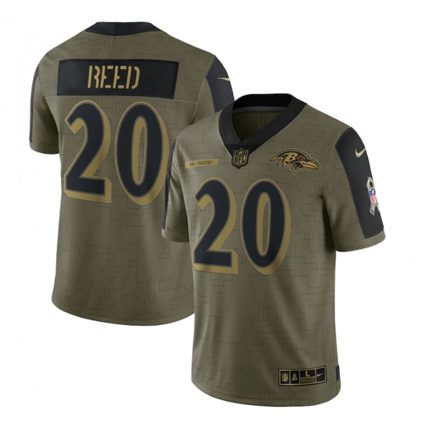 Ed Reed #20 Baltimore Ravens Jersey