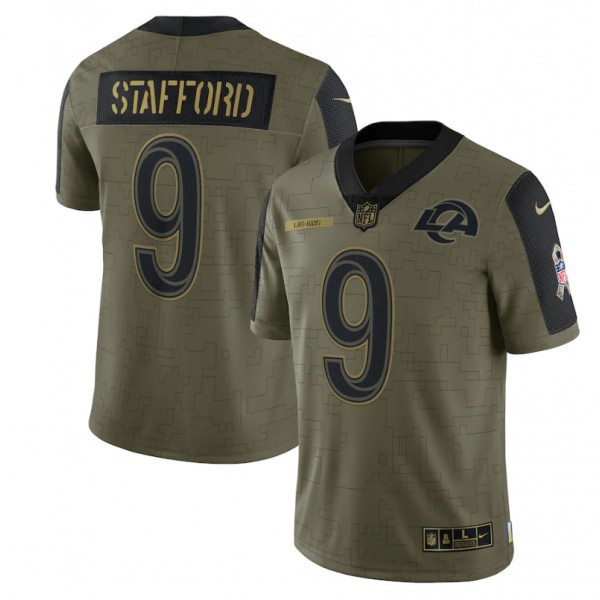 Matthew Stafford #9 Los Angeles Rams Jersey