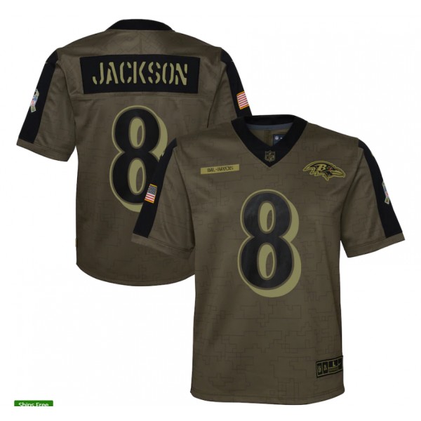 Lamar Jackson #8 Baltimore Ravens Jersey