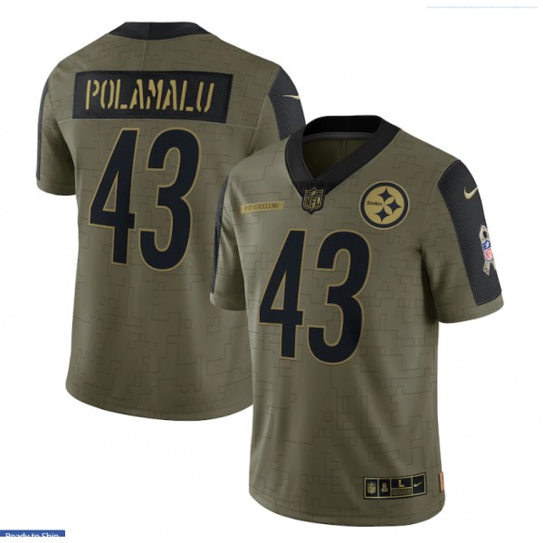 Troy Polamalu #43 Pittsburgh Steelers Jersey