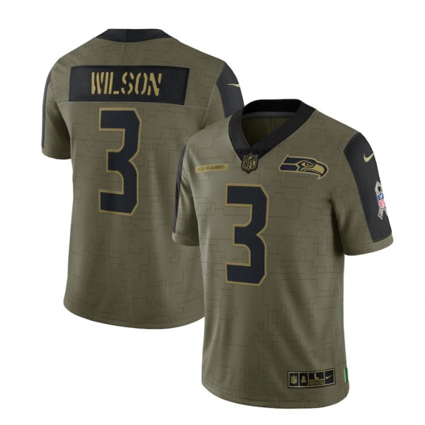 Russell Wilson #3 Seattle Seahawks Jersey