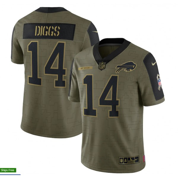 Stefon Diggs #14 Buffalo Bills Jersey