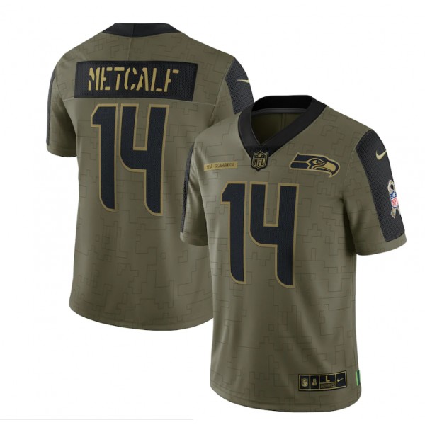 D.K. Metcalf  #14 Seattle Seahawks Jersey