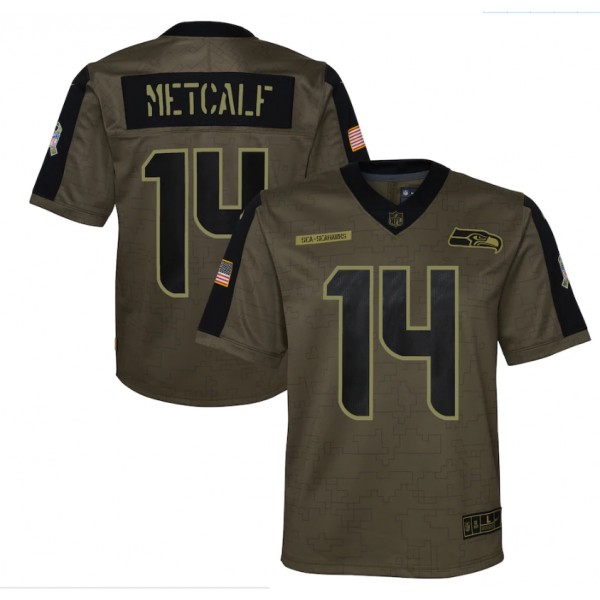 D.K. Metcalf  #14 Seattle Seahawks Jersey