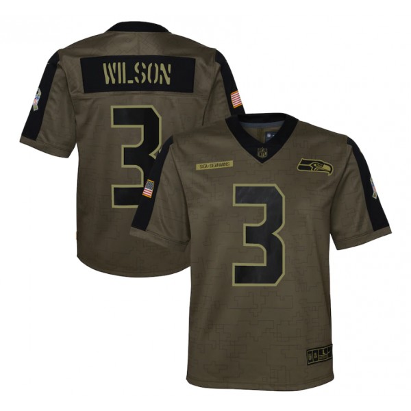 Russell Wilson #3 Seattle Seahawks Jersey