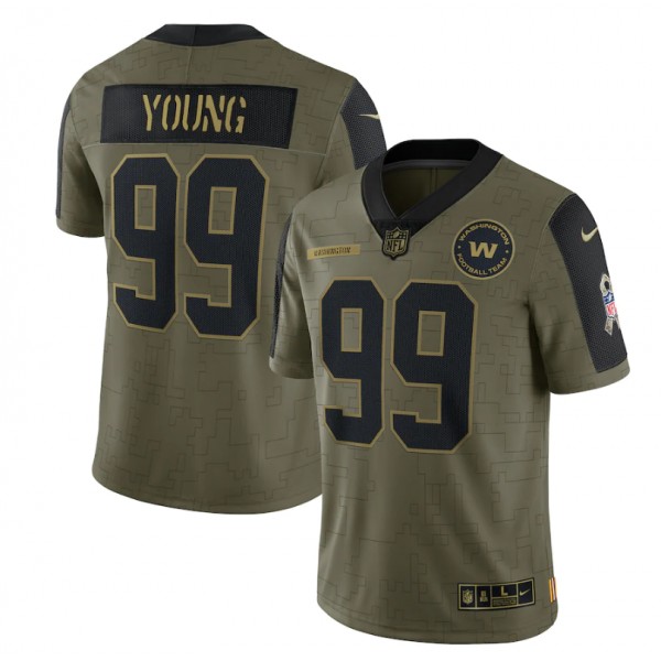 Chase Young #99 Washington Commanders Jersey