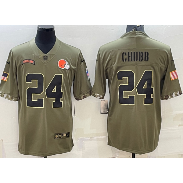 Nick Chubb #24 Cleveland Browns Jersey