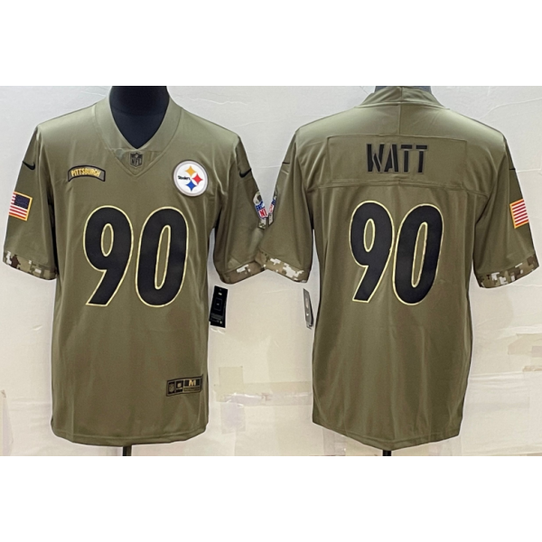 T.J. Watt #90 Pittsburgh Steelers Jersey