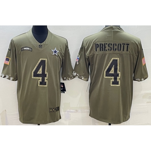 Dak Prescott #4 Dallas Cowboys Jersey