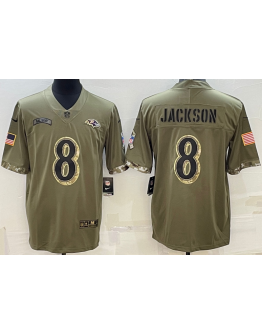 Lamar Jackson #8 Baltimore Ravens Jersey