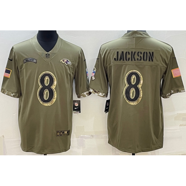 Lamar Jackson #8 Baltimore Ravens Jersey