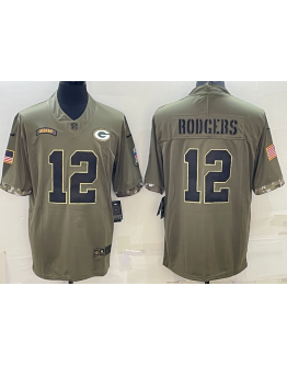 Aaron Rodgers #12 Green Bay Packers Jersey