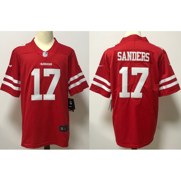 Emmanuel Sanders #17 San Francisco 49ers Jersey