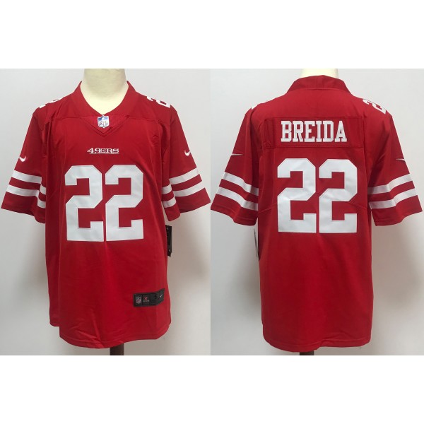 Matt Breida #22 San Francisco 49ers Jersey