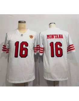 Joe Montana #16 San Francisco 49ers Jersey