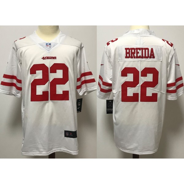 Matt Breida #22 San Francisco 49ers Jersey