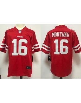 Joe Montana #16 San Francisco 49ers Jersey