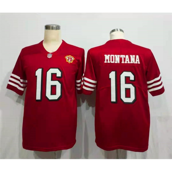 Joe Montana #16 San Francisco 49ers Jersey