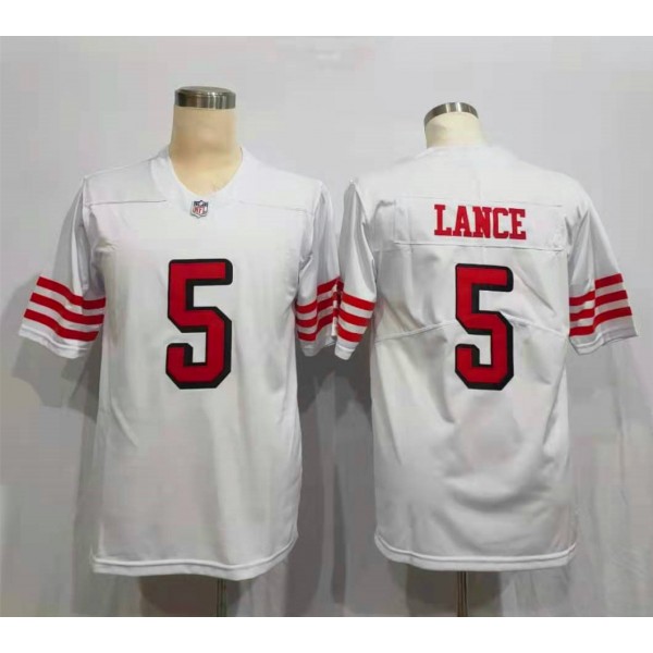 Trey Lance #5 San Francisco 49ers Jersey