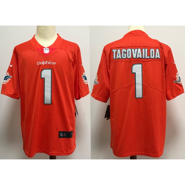 Tua Tagovailoa #1 Miami Dolphins Jersey