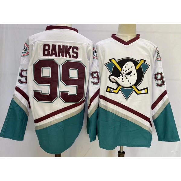 Adam Banks #99 Anaheim Ducks Jersey