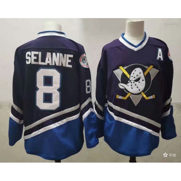 Teemu Selanne #8 Anaheim Ducks Jersey