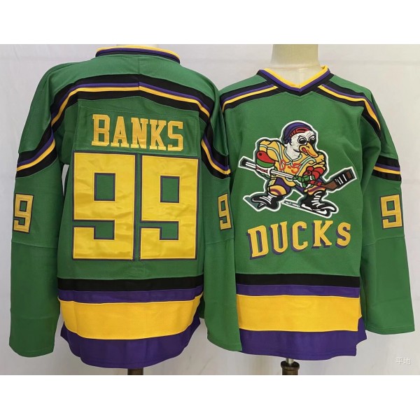 Adam Banks #99 Anaheim Ducks Jersey