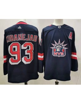 Mika Zibanejad #93 New York Rangers Jersey