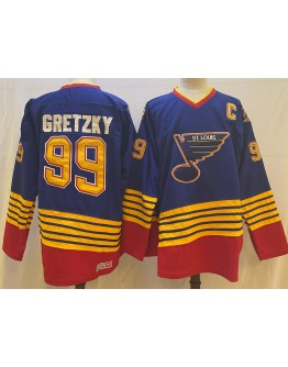 Wayne Gretzky #99 St. Louis Blues Jersey