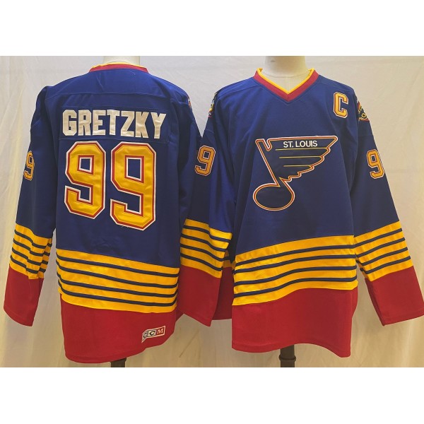 Wayne Gretzky #99 St. Louis Blues Jersey