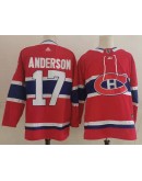 Josh Anderson #17 Montreal Canadiens Jersey