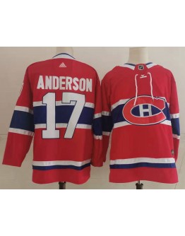 Josh Anderson #17 Montreal Canadiens Jersey