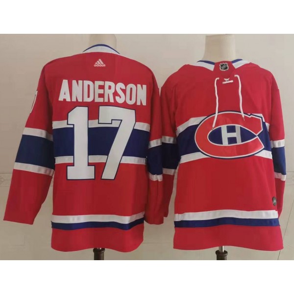 Josh Anderson #17 Montreal Canadiens Jersey