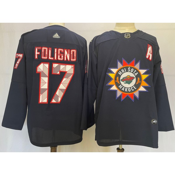 Marcus Foligno #17 Minnesota Wild Jersey