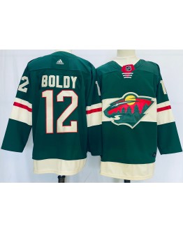 Matthew Boldy #12 Minnesota Wild Jersey