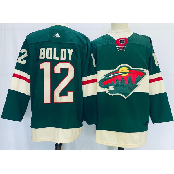 Matthew Boldy #12 Minnesota Wild Jersey