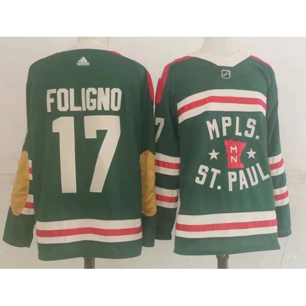 Marcus Foligno #17 Minnesota Wild Jersey