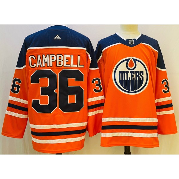 Jack Campbell #36 Edmonton Oilers Jersey