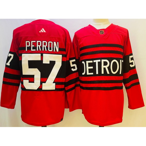 David Perron #57 Detroit Red Wings Jersey