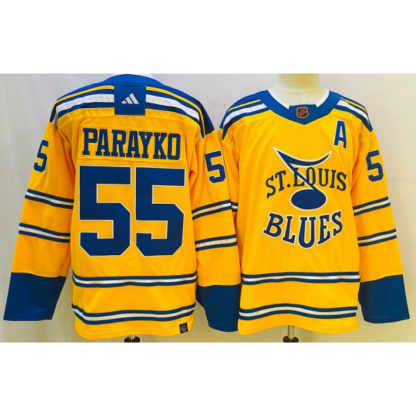 Colton Parayko #55 St. Louis Blues Jersey