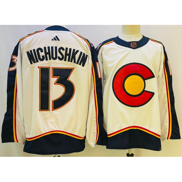  Valeri Nichushkin #13 Colorado Avalanche Jersey